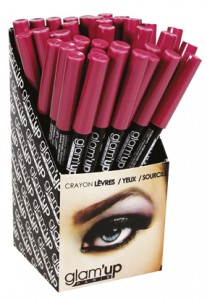 display crayons lvres Glam'Up