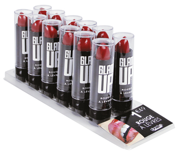 display rouge à lèvres Glam'Up