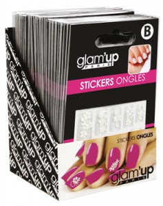 display stickers nail art Glam'Up