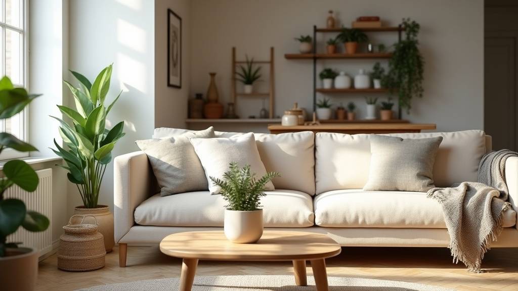 Intérieur moderne avec des meubles et objets de décoration de Fabrique de Styles