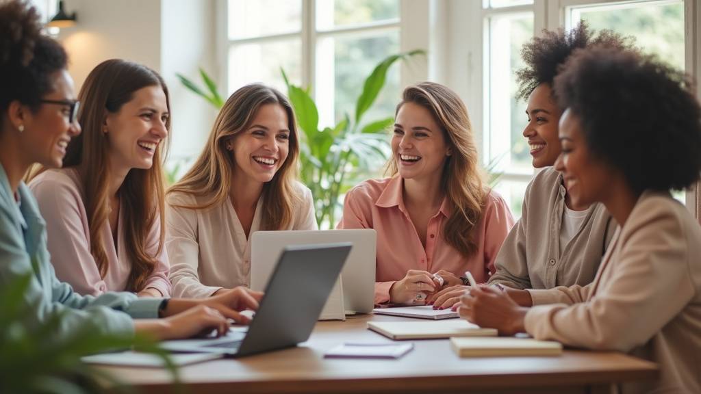 Interface du forum montrant des discussions entre femmes créatrices de contenu