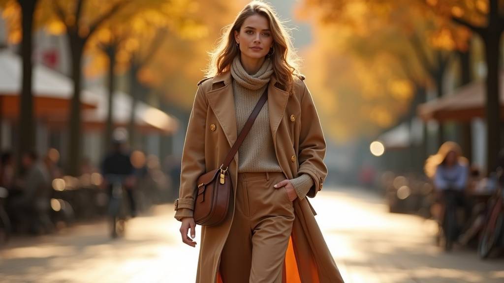 Tenue Garance Doré avec trench revisité et chemise oversize, illustrant les silhouettes clés 2026