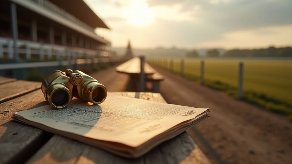 Reportage photo d'un entraîneur avec ses chevaux dans les coulisses d'un hippodrome