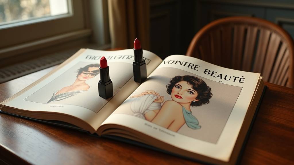 Ancienne publicité pour des produits capillaires L'Oréal dans un magazine des années 1920