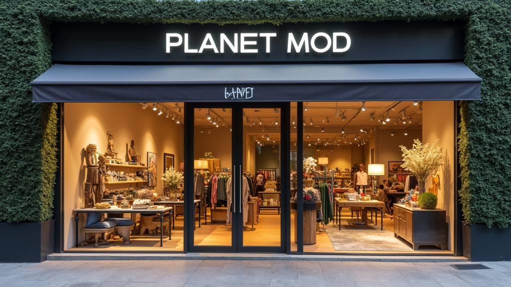 Produits de parfumerie et décoration exposés dans le magasin