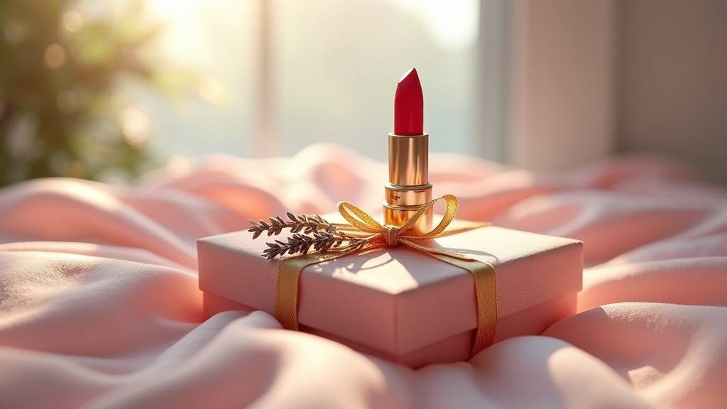 Différents coffrets maquillage sur une étagère de magasin de beauté